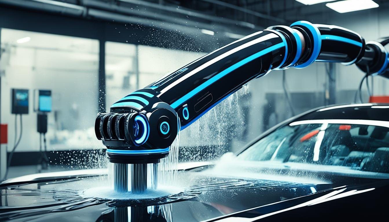 無人駕駛洗車機器人