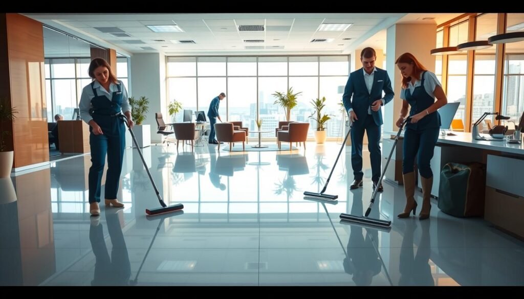 清潔公司, 清潔服務, 寫字樓清潔
