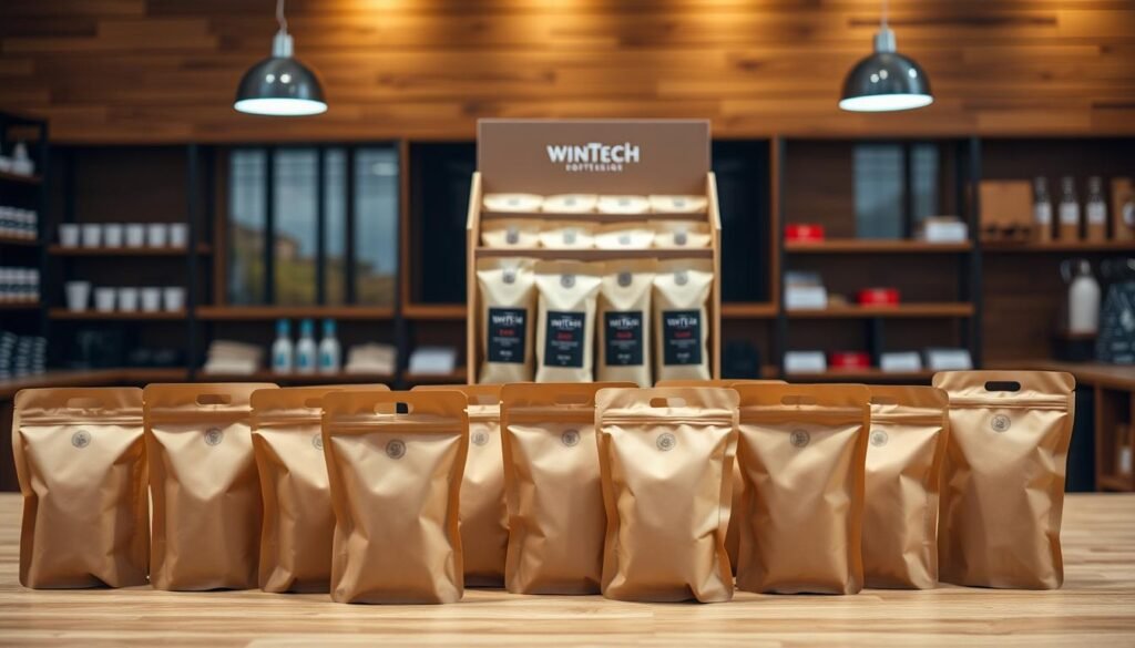 packaging of coffee beans